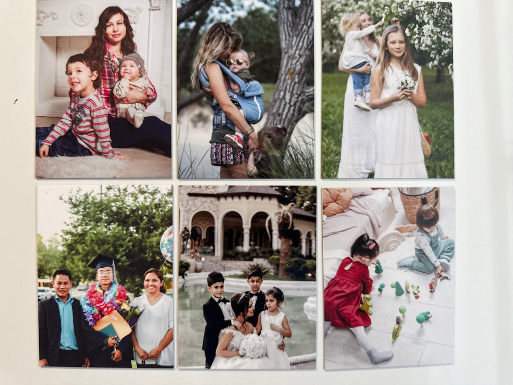 Personalised Magnets - 4"x3" (6 Pack) - Upload in Description