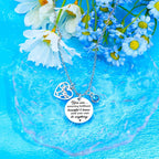 Stunning Blue Birthstone Necklace for Teens & Women - Perfect Birthday Gift for 30th