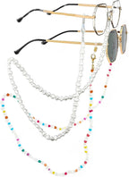 Sethexy Fashion Sunglasses Chain 2 Pack Pearls