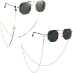 Bohend Boho Shell Glasses Chains 2 Pcs Gold Sunglasses Chain