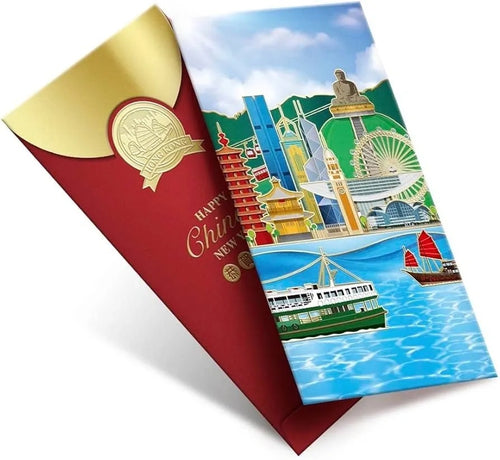 50 Pack - Trendy Premium Chinese New Year Traditional Money Envelope RP-315