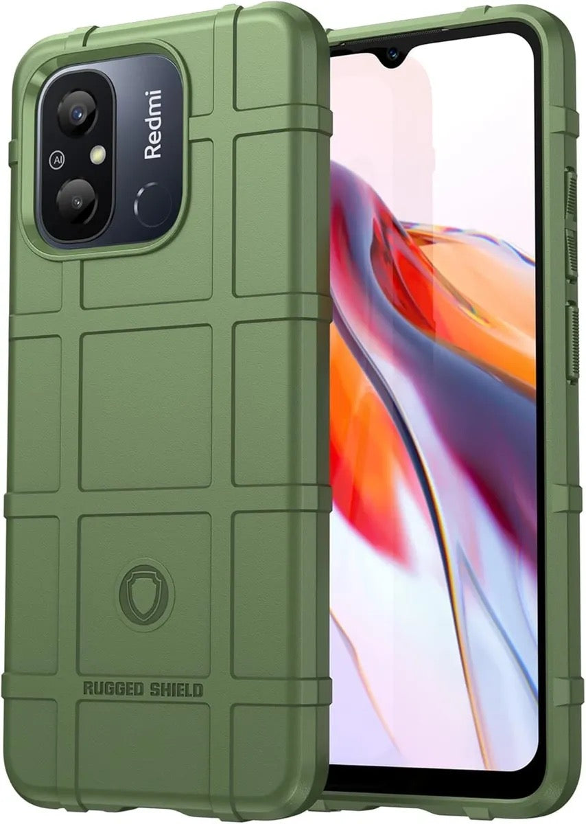 Ysnzaq Case for Xiaomi Redmi 12C 6.71", Military Protective - JSG Green