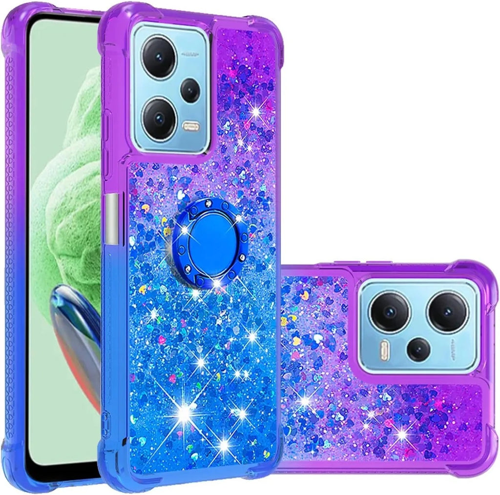 Ysnzaq Case for Xiaomi Redmi Note 12 Pro 6.67" - Purple Blue