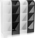 Valicaer 4 pcs Pen Organiser,Pen Holder for Desk,Slanted Pen Pot (4 Pack)