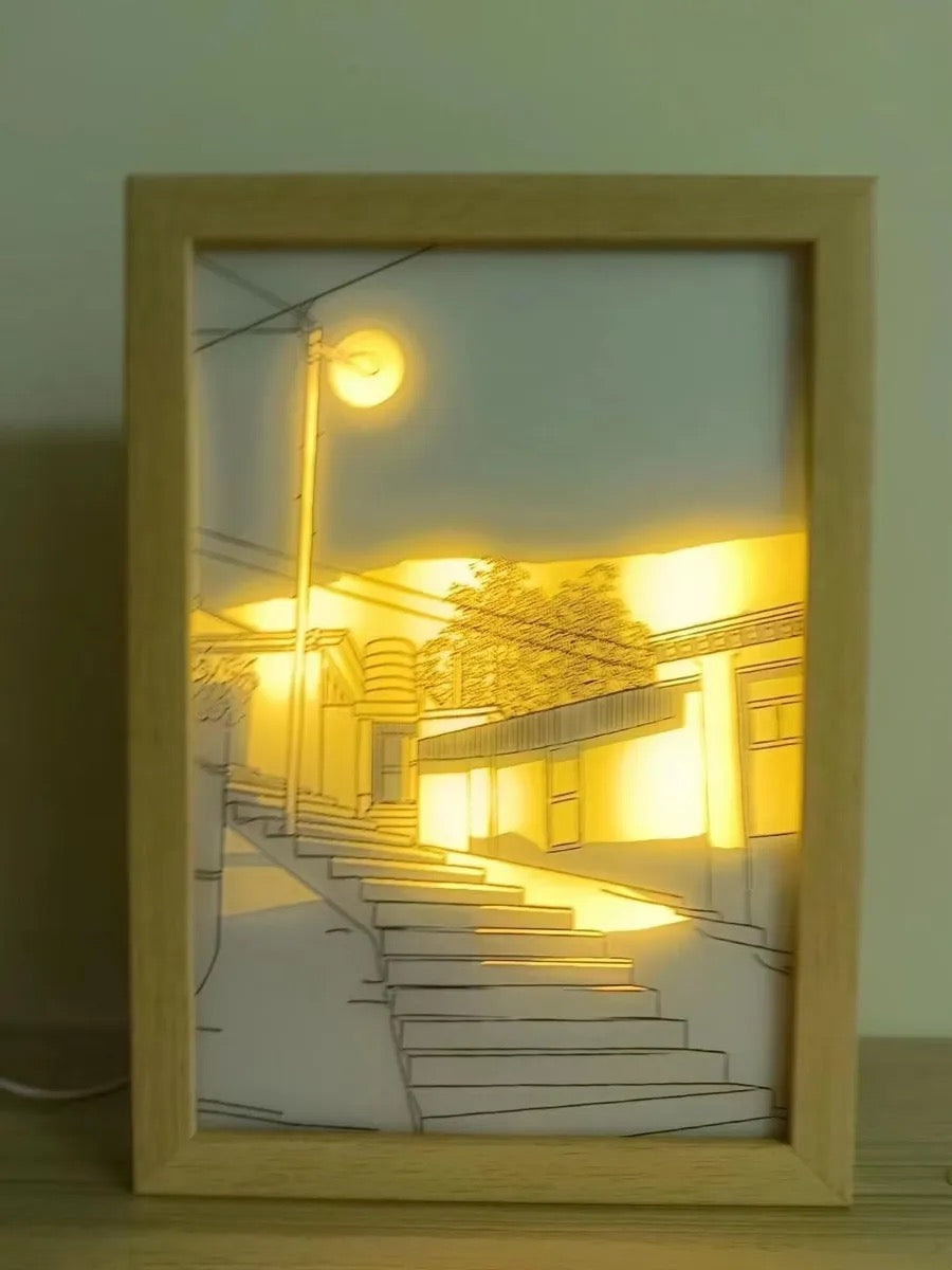 Neioaas LED Night Light Painting Decoration