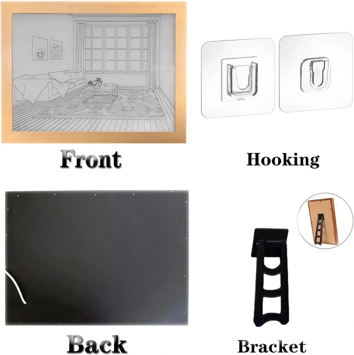 Neioaas LED Night Light Painting Decoration